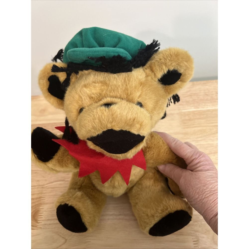 Vintage 1990 Steven Smith Grateful Dead Jointed Rasta Bear Stuffed‎ Animal Plush
